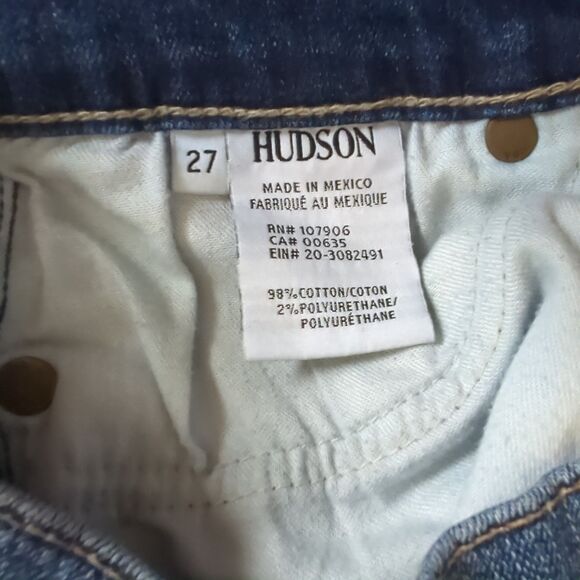 Hudson Distressed Skinny Women's Jeans, size 27 - Picture 9 of 14